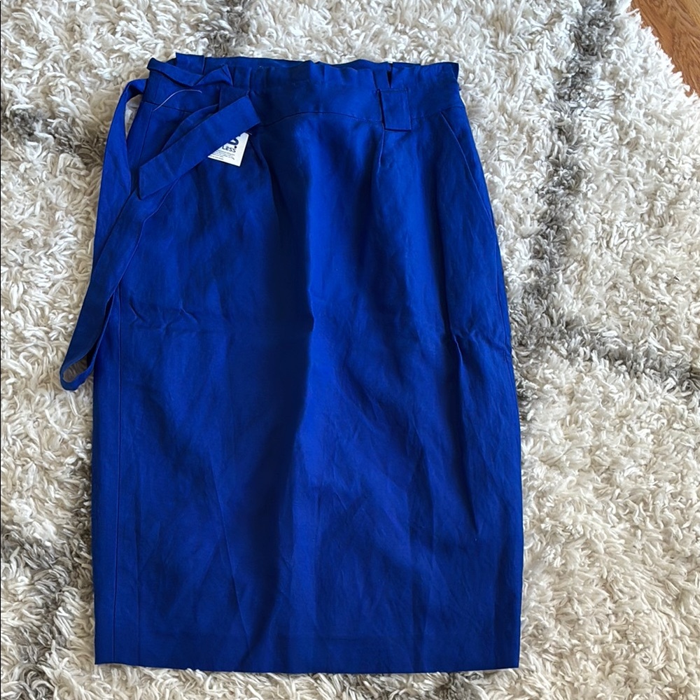 Calvin Klein Blue Pencil Skirt
